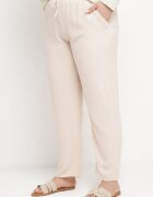 bh forever Pantaloni Bej deschis Casual cu elastic în talie cu buzunare oblice Mousesa