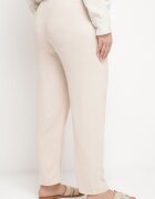 bh forever Pantaloni Bej deschis Casual cu elastic în talie cu buzunare oblice Mousesa