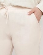 bh forever Pantaloni Bej deschis Casual cu elastic în talie cu buzunare oblice Mousesa