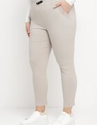 bh forever Pantaloni Bej deschis cu crac 7/8 și buzunare Gavotta