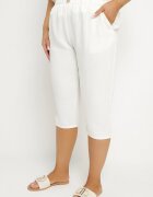 bh forever Pantaloni Bej Deschis cu elastic în talie 7/8 Tenimira