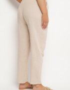 bh forever Pantaloni Bej deschis cu In cu Croială Clasică Liravaia