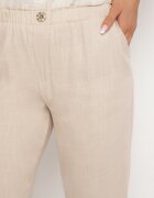 bh forever Pantaloni Bej deschis cu In cu Croială Clasică Liravaia