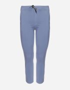 bh forever Pantaloni casual albaștri cu bandă elastică în talie și șnururi decorative Penderia