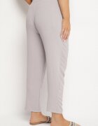 bh forever Pantaloni Gri cu Croială Dreaptă cu Elastic în Talie Filavia