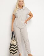 bh forever Pantaloni Gri cu In cu Croială Clasică Liravaia