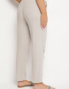 bh forever Pantaloni Gri cu In cu Croială Clasică Liravaia