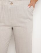 bh forever Pantaloni Gri cu In cu Croială Clasică Liravaia