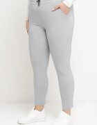 bh forever Pantaloni Gri deschis Casual cu bandă elastică în talie și șnururi decorative Penderia