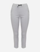 bh forever Pantaloni Gri deschis cu lungime 7/8 și Buzunare Gavotta