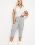 bh forever Pantaloni Gri din Vâscoză Decorați cu Buzunare Liranta