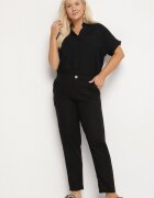 bh forever Pantaloni Negri din in cu o croială clasică Liravaia