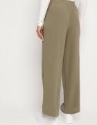 bh forever Pantaloni Verde închis Larghi cu Elastic în Talie cu Lanț Decorativ Istaria