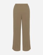 bh forever Pantaloni Verde închis Larghi cu Elastic în Talie cu Lanț Decorativ Istaria