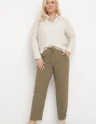 bh forever Pantaloni Verzi Casual cu talie elastică cu buzunare laterale Mousesa