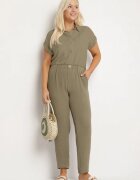 bh forever Pantaloni Verzi cu Croială Dreaptă cu Elastic în Talie Filavia