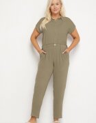bh forever Pantaloni Verzi cu Croială Dreaptă cu Elastic în Talie Filavia
