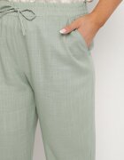 bh forever Pantaloni Verzi cu In și Gumă Elastică în Talie Nativena