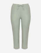 bh forever Pantaloni Verzi cu In și Gumă Elastică în Talie Nativena