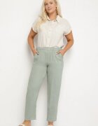 bh forever Pantaloni Verzi din In cu Croială Clasică Liravaia