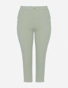 bh forever Pantaloni Verzi din In cu Croială Clasică Liravaia