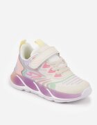 bi&ki Pantofi Sport Alb-violet cu Talpă LED și Închidere cu Scai Zidele