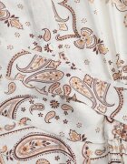 bisou's project Rochie Bej deschis din viscoză cu croială tip cămașă cu elastic în talie și curea din material Brelefia