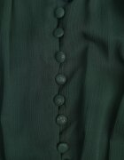 bibous project Rochie Cloș Verde închis cu Volan Harlin