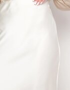bisou's project Fustă Maxi de satin Bej deschis Shapas