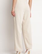 bisou's project Pantaloni de costum bej cu talie înaltă și cu picioare largi Cerda