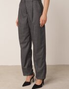 bisou's project Pantaloni de costum gri închis lejeri cu buzunare Vireal