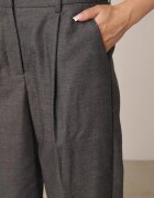 bisou's project Pantaloni de costum gri închis lejeri cu buzunare Vireal