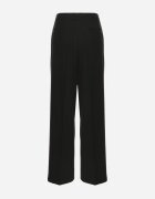 bisou's project Pantaloni de costum negri cu talie înaltă și croială largă Cerda