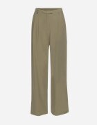 bisou's project Pantaloni de costum Verzi Largi din Bumbac Alefia