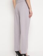 bisou's project Pantaloni Gri de costum cu talie înaltă și două dungi Ameda