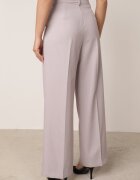 bisou's project Pantaloni Gri Eleganți de Costum cu Pliuri Illthai