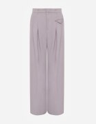 bisou's project Pantaloni Gri Eleganți de Costum cu Pliuri Illthai