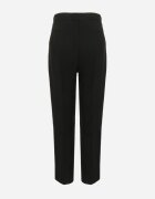bisou's project Pantaloni Largi Negri De costum cu buzunare Vireal