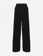 bisou's project Pantaloni Negri Eleganti în Stil de Costum cu Pliuri Illthai