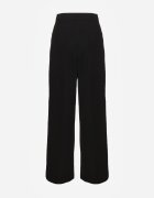bisou's project Pantaloni Negri Eleganti în Stil de Costum cu Pliuri Illthai