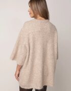 bisou's project Pulover oversize cu adaos de lână și finisaj neprelucrat Oriada Bej