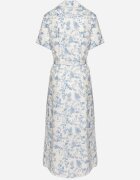bisou's project Rochie Albastră Deschisă stil cămașă cu curea și broderie Redianna
