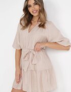 bisou's project Rochie Bej Hyromela