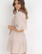 bisou's project Rochie Bej Hyromela