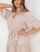 bisou's project Rochie Bej Hyromela