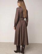 bisou's project Rochie cămașă clasică cu nasturi și talie tip cravată Nerilna Maro