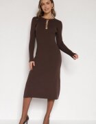 bisou's project Rochie Maro Mulată din Tricot Reiat cu Vâscoză cu Aplicații Tusman
