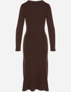 bisou's project Rochie Maro Mulată din Tricot Reiat cu Vâscoză cu Aplicații Tusman