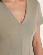 bisou's project Rochie Verde Cambrată din Bumbac Zeraviae