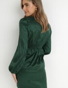 bisou's project Rochie Verde Cambrată Phoebis